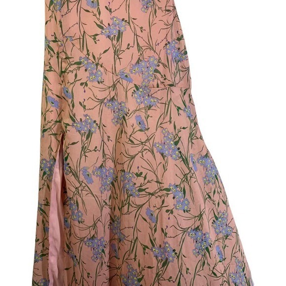 ASTR Pink & Blue Floral Pandora Maxi Dress‎ - Picture 4 of 15